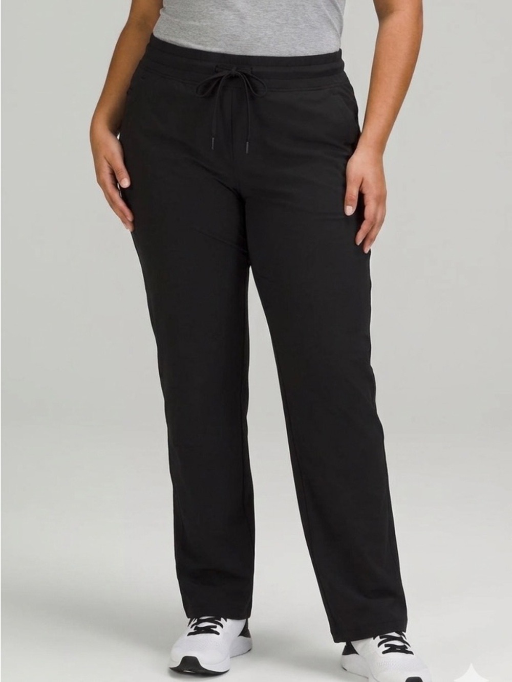 😍CLEARANCE - ATHLETIC WORKS Black Slim Stretch Leggings Large 32 Inch